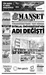 KAHRAMANMARAŞ MANŞET