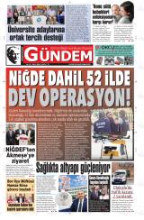 DÜNDEN BUGÜNE GÜNDEM