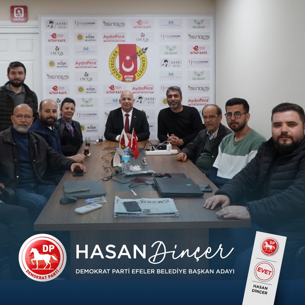 Hasan Dinçer Aydın Gazeteciler Cemiyetini Ziyaret Etti