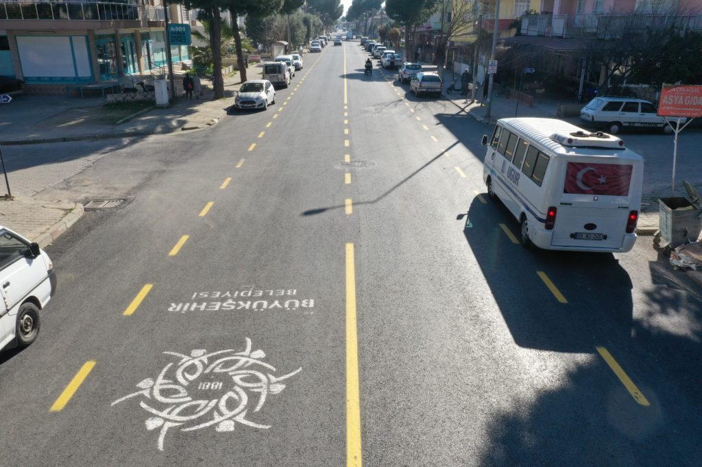 Aydın BŞB Nazilli 5 Eylül Caddesi’nde Yol Çalışmalarını Tamamladı