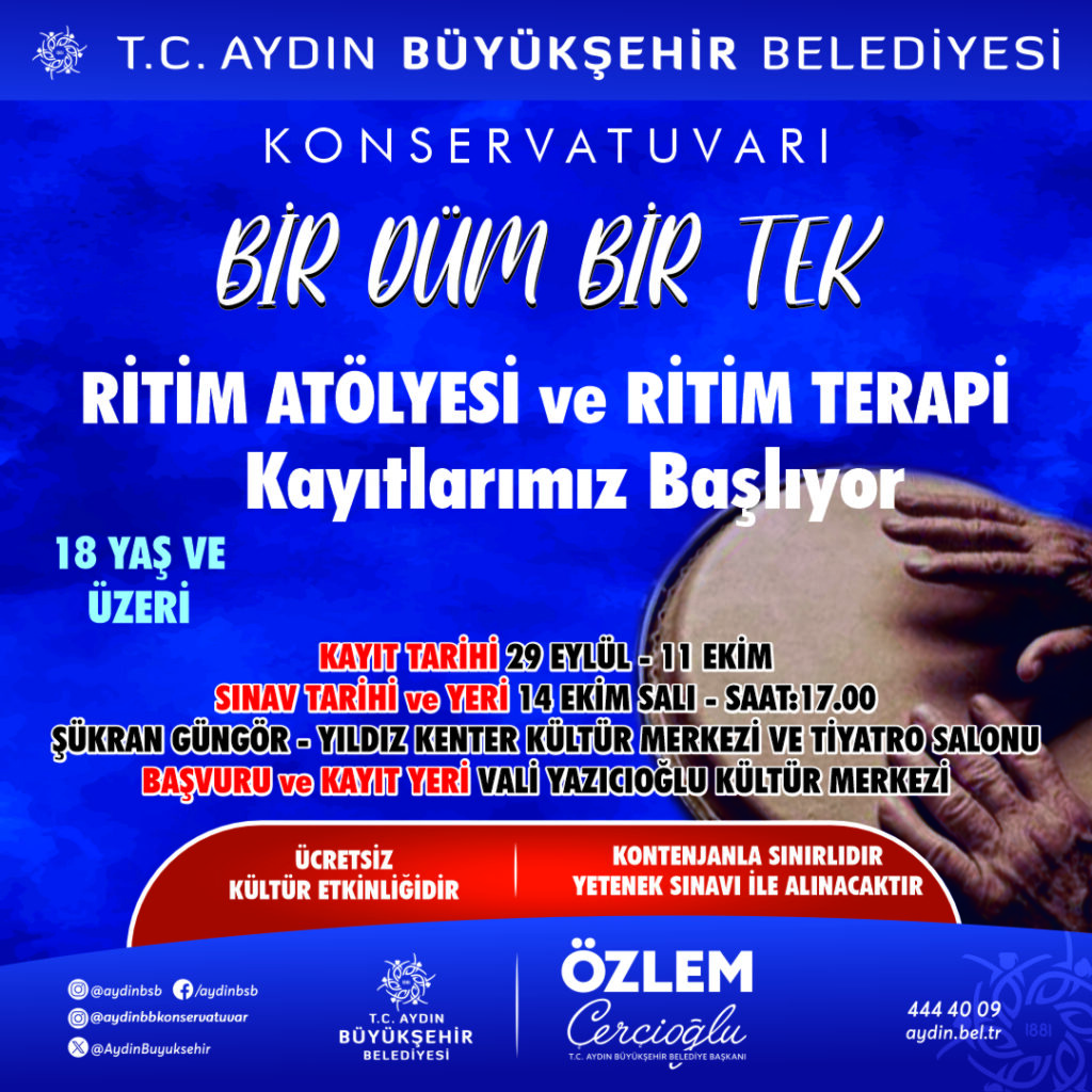 MÜZİĞİN RİTMİ BÜYÜKŞEHİR BELEDİYESİ İLE AYDIN’DA ATACAK