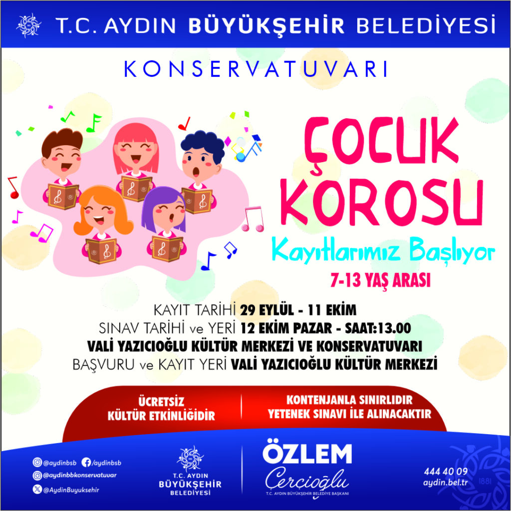 BAŞKAN ÇERÇİOĞLU: SANATLA BÜYÜYEN NESİLLER GELECEĞİMİZDİR