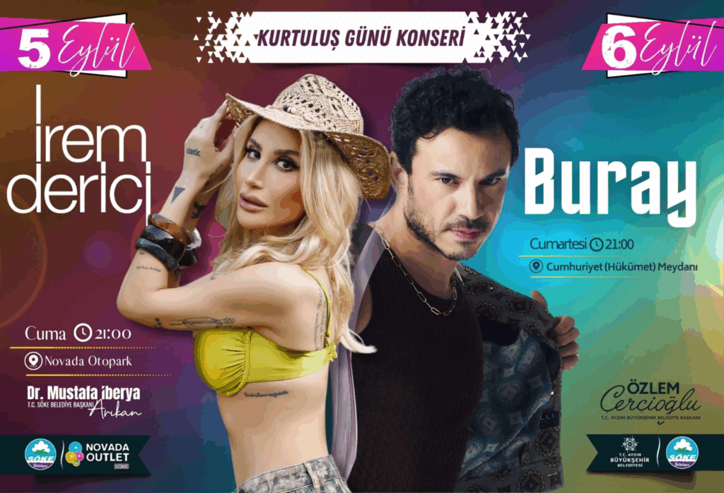 Söke’nin Kurtuluş coşkusuna iki konser coşku katacak