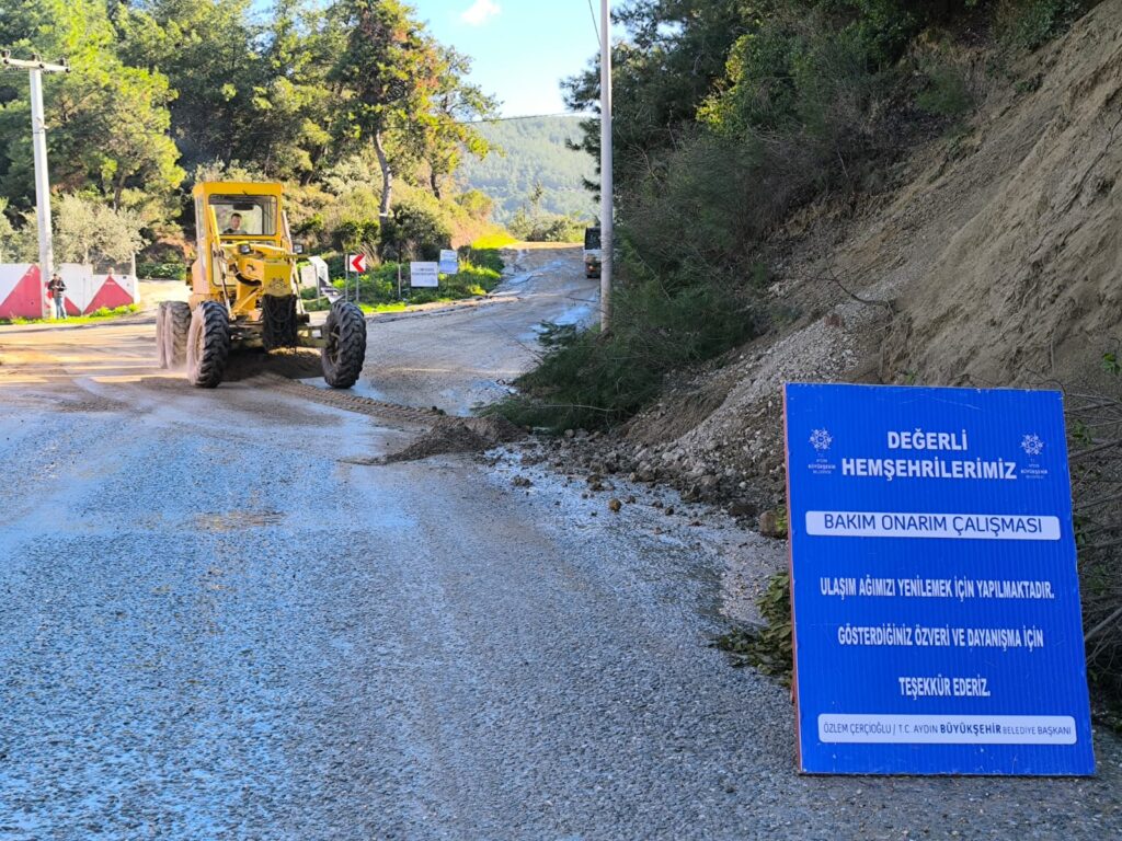 BAŞKAN ÇERÇİOĞLU’NUN ÖNCÜLÜĞÜNDE AYDIN’IN TÜM İLÇELERİNDE YOL YAPIM VE YENİLEME ÇALIŞMALARI SÜRÜYOR