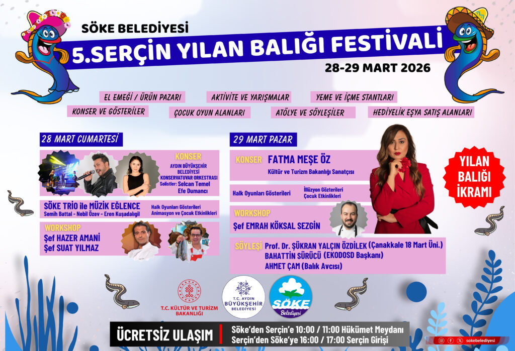 Söke’de Yılan Balığı Festivali Coşkusu Başlıyor