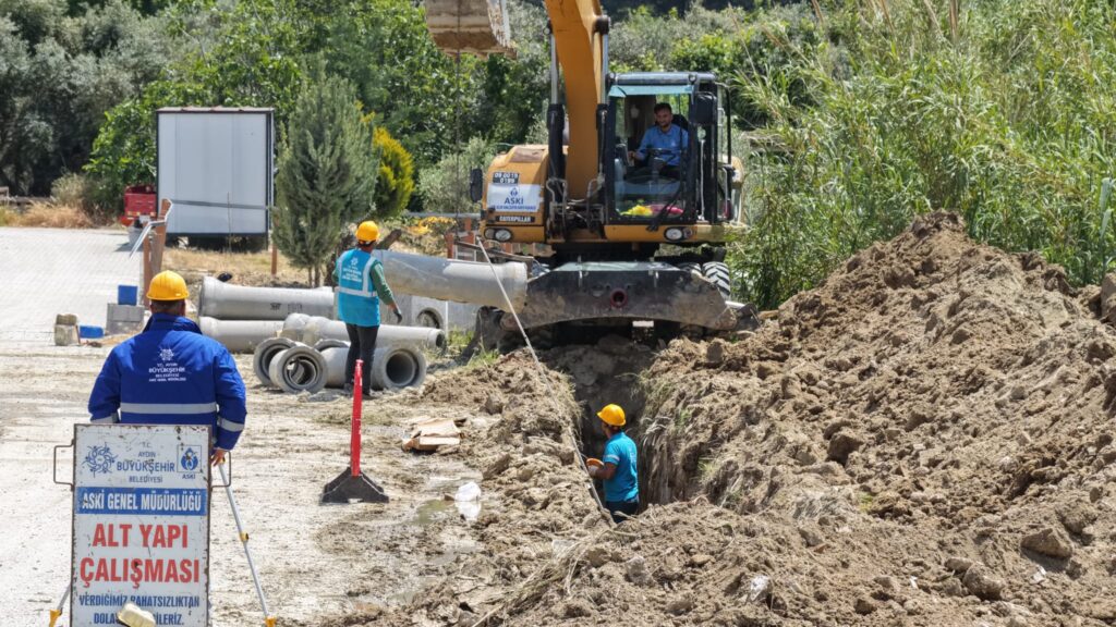 BAŞKAN ÇERÇİOĞLU’NDAN DAVUTLAR’DA ALTYAPI YATIRIMI