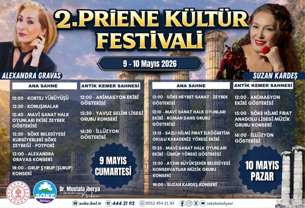 Priene Kültür Festivali İçin Geri Sayım Başladı