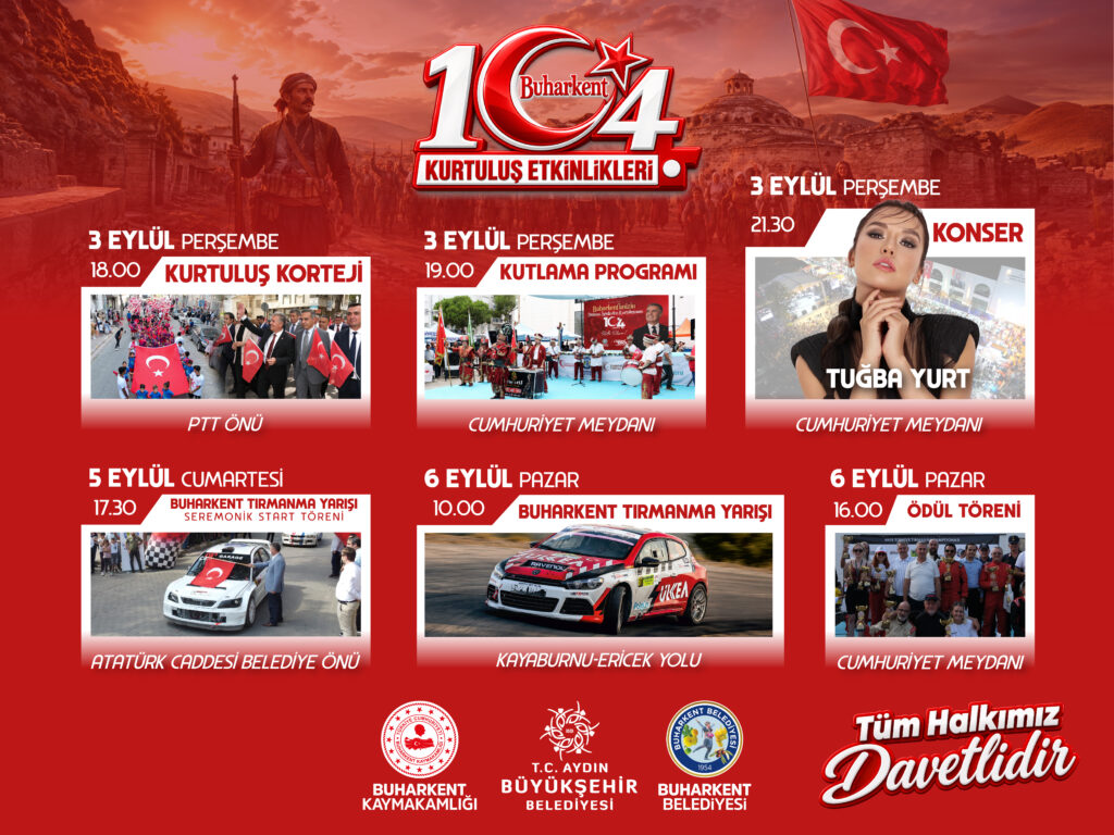 Buharkent’te kurtuluş coşkusu 104. kez yaşanacak: Program belli oldu